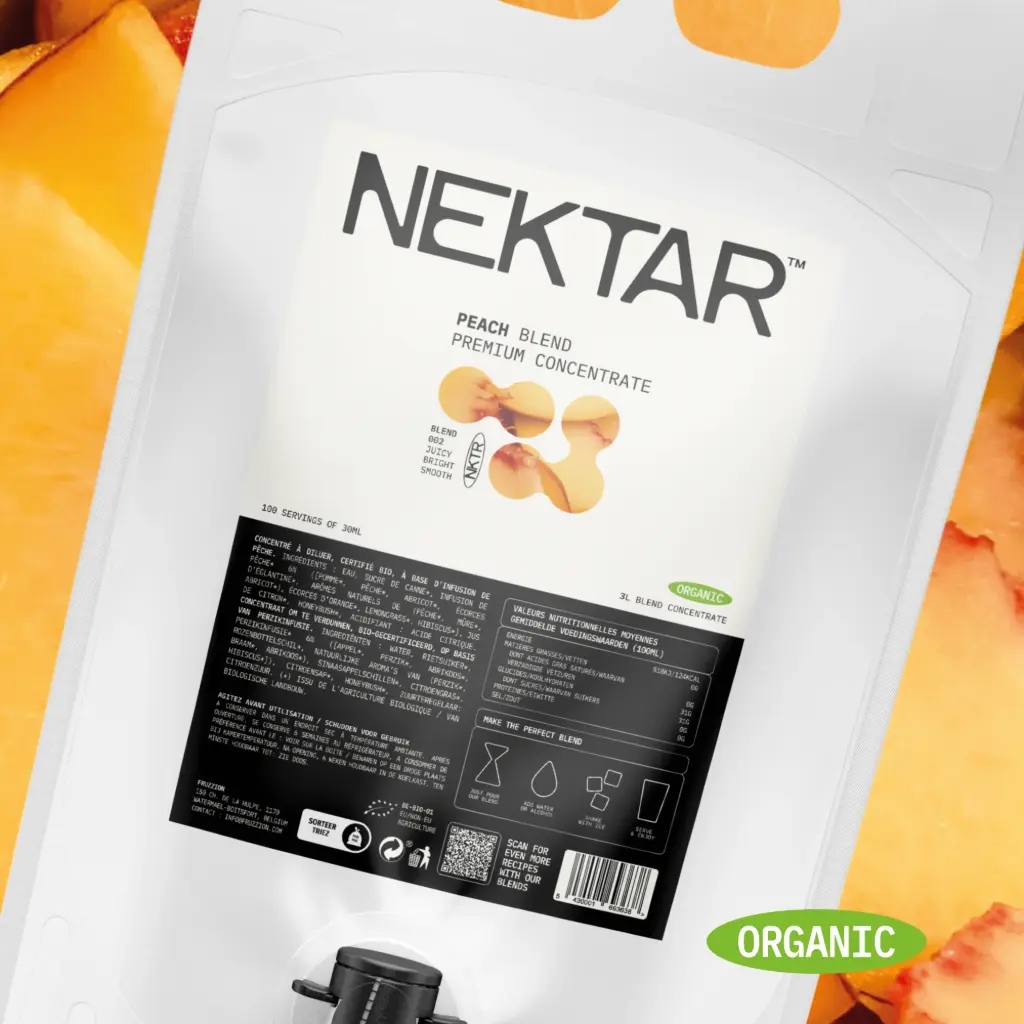 NEKTAR - Blend Peach BIO - Poches 3L